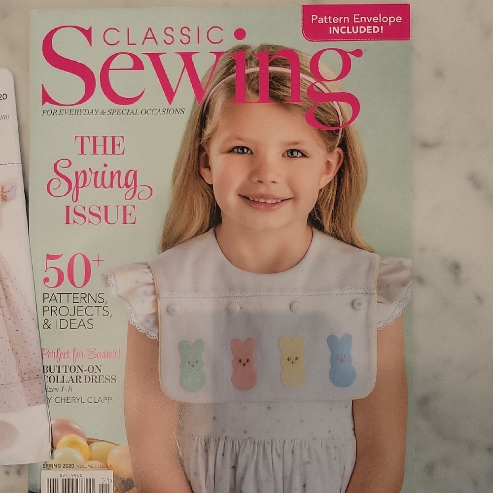 Classic Sewing Magazine Spring 2020 Uncut Pattern